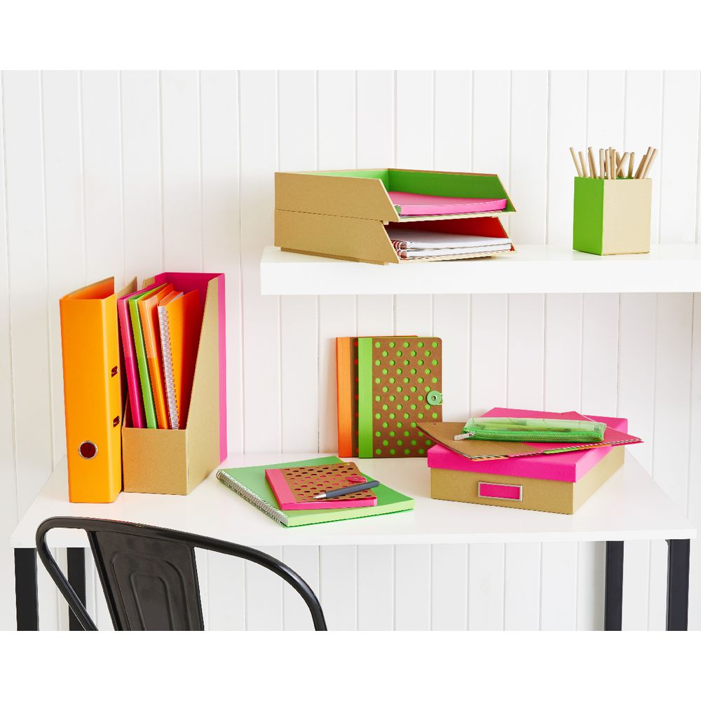 Otto Kraft Pen Cup Neon Green